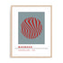 Bauhaus Pulsing Sphere Wall Art #oran_natural-white-border