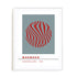 Bauhaus Pulsing Sphere Wall Art #oran_white-white-border