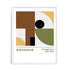 Bauhaus Quadrant Composition Wall Art #oran_white-no-border