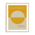 Bauhaus Radial Form Progression Wall Art #oran_natural-white-border