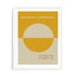 Bauhaus Radial Form Progression Wall Art #oran_white-white-border