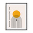 Bauhaus Radial Order and Focus Wall Art #oran_black-white-border