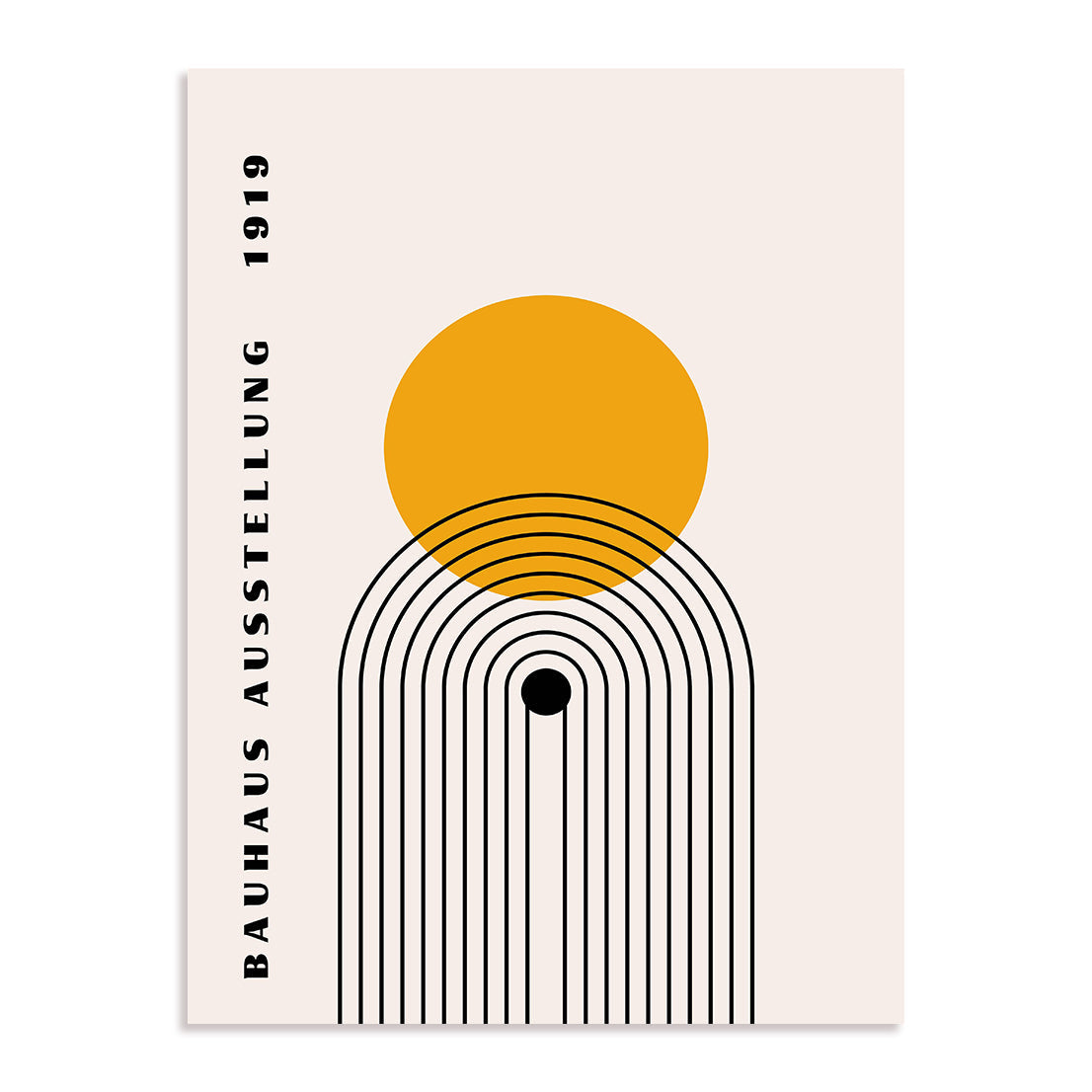 Bauhaus Radial Order and Focus Wall Art