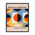 Bauhaus Repeating Cadence Wall Art #oran_black-no-border