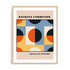 Bauhaus Repeating Cadence Wall Art #oran_natural-white-border