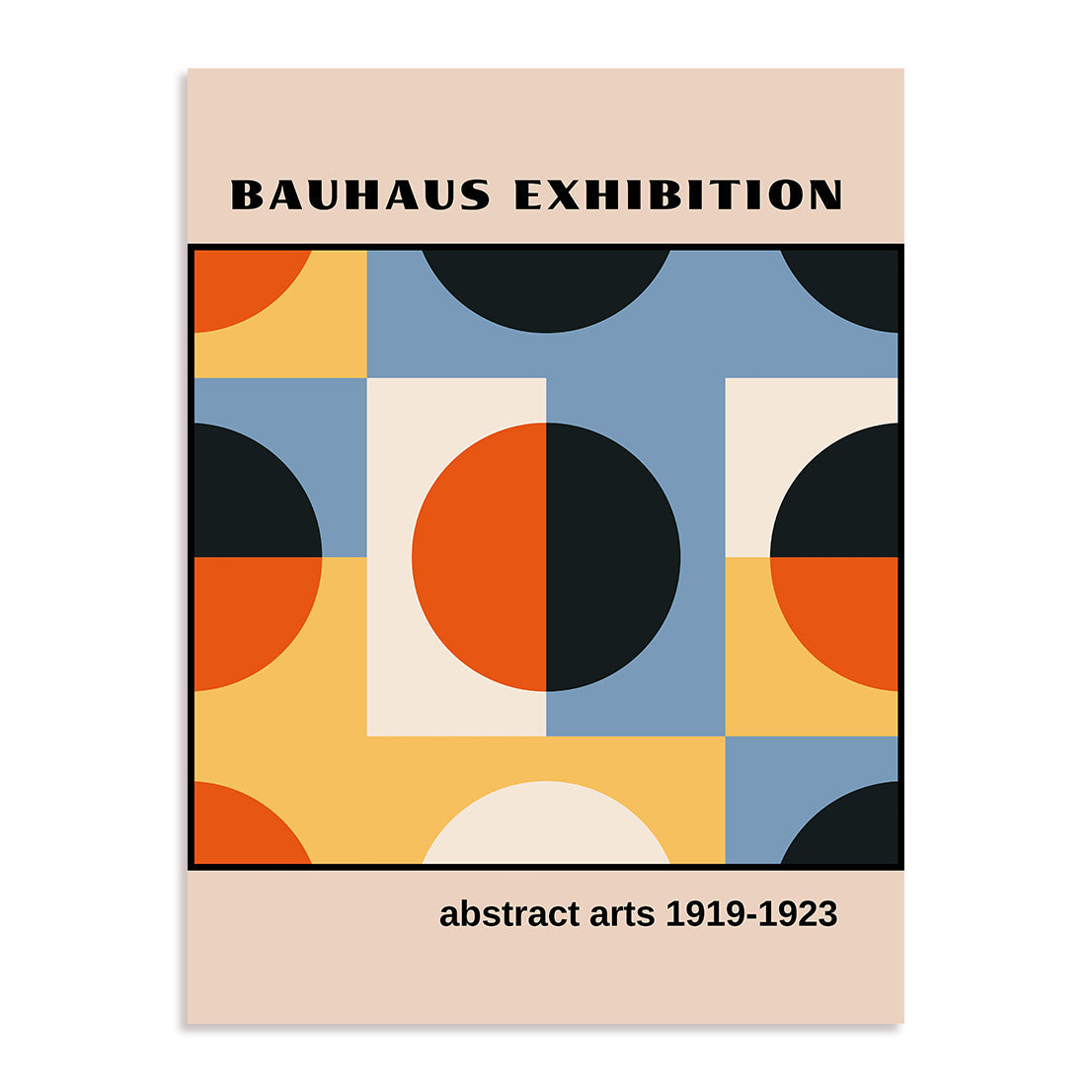 Bauhaus Repeating Cadence Wall Art