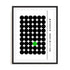 Bauhaus Repetition and Interruption Wall Art #oran_black-white-border