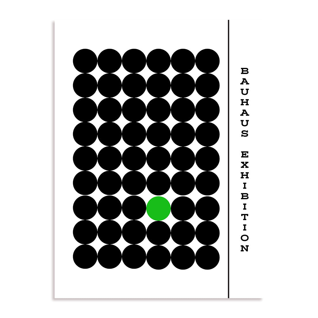 Bauhaus Repetition and Interruption Wall Art