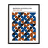 Bauhaus Retro Flows Wall Art #oran_black-no-border