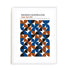 Bauhaus Retro Flows Wall Art #oran_white-white-border
