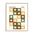 Bauhaus Retro Sparks Wall Art #oran_natural-no-border