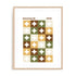 Bauhaus Retro Sparks Wall Art #oran_natural-white-border
