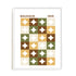 Bauhaus Retro Sparks Wall Art #oran_white-no-border