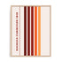 Bauhaus Retro Stripes Wall Art #oran_natural-no-border
