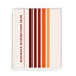 Bauhaus Retro Stripes Wall Art #oran_white-no-border