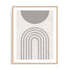 Bauhaus Rhythm and Currents Wall Art #oran_natural-white-border