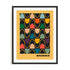 Bauhaus Rhythmic Undercurrent Wall Art #oran_black-white-border