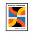 Bauhaus Rotating Rhythm Wall Art #oran_black-no-border
