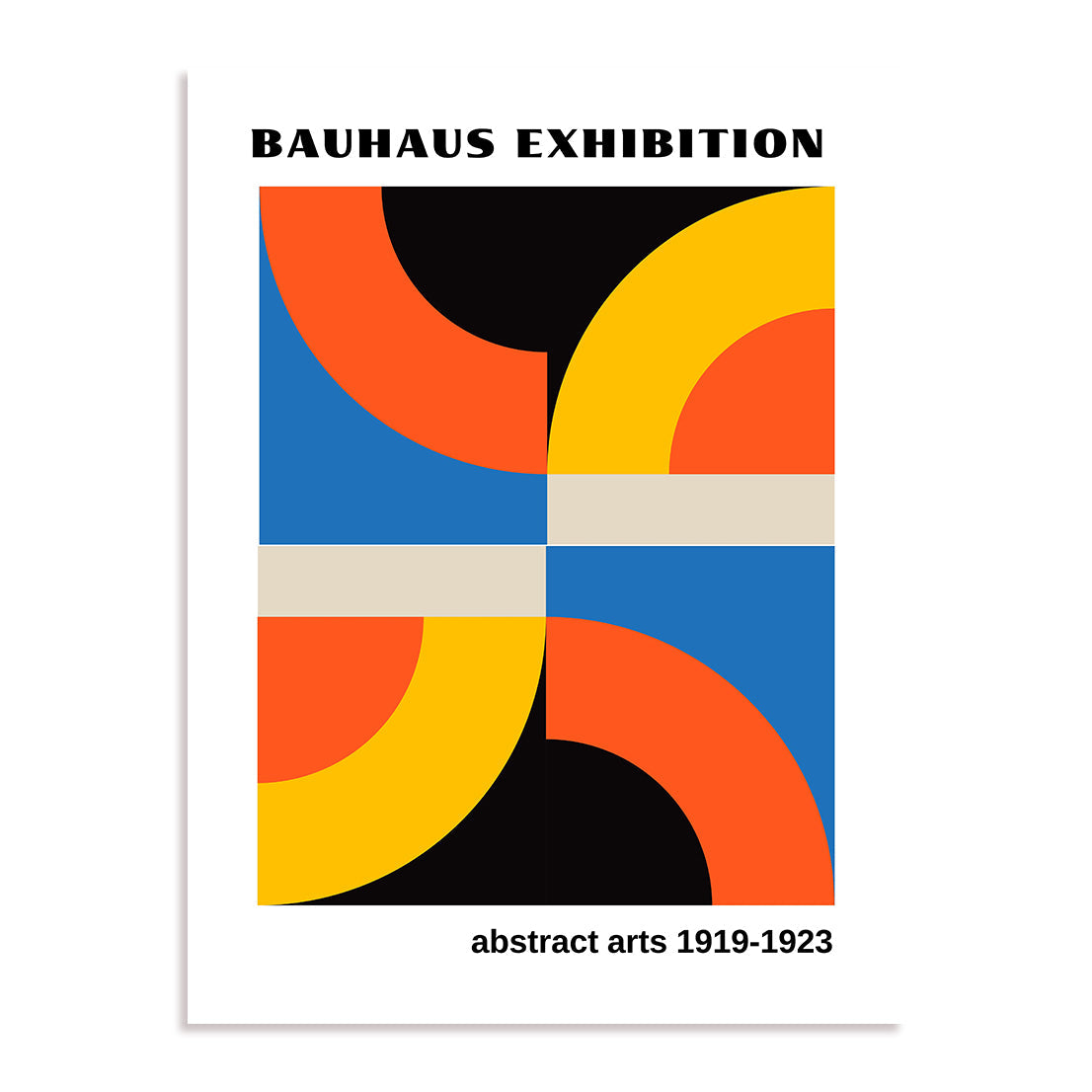 Bauhaus Rotating Rhythm Wall Art