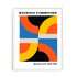 Bauhaus Rotating Rhythm Wall Art #oran_white-no-border