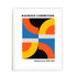 Bauhaus Rotating Rhythm Wall Art #oran_white-white-border
