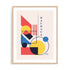 Bauhaus Shapes and Forms Wall Art #oran_natural-white-border
