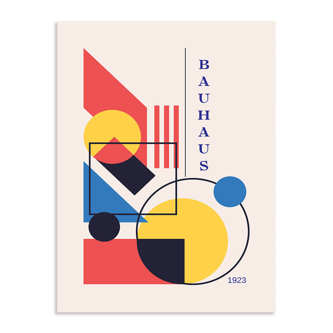 Bauhaus Shapes and Forms Wall Art