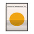 Bauhaus Solar Interval Wall Art #oran_black-no-border