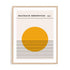 Bauhaus Solar Interval Wall Art #oran_natural-white-border