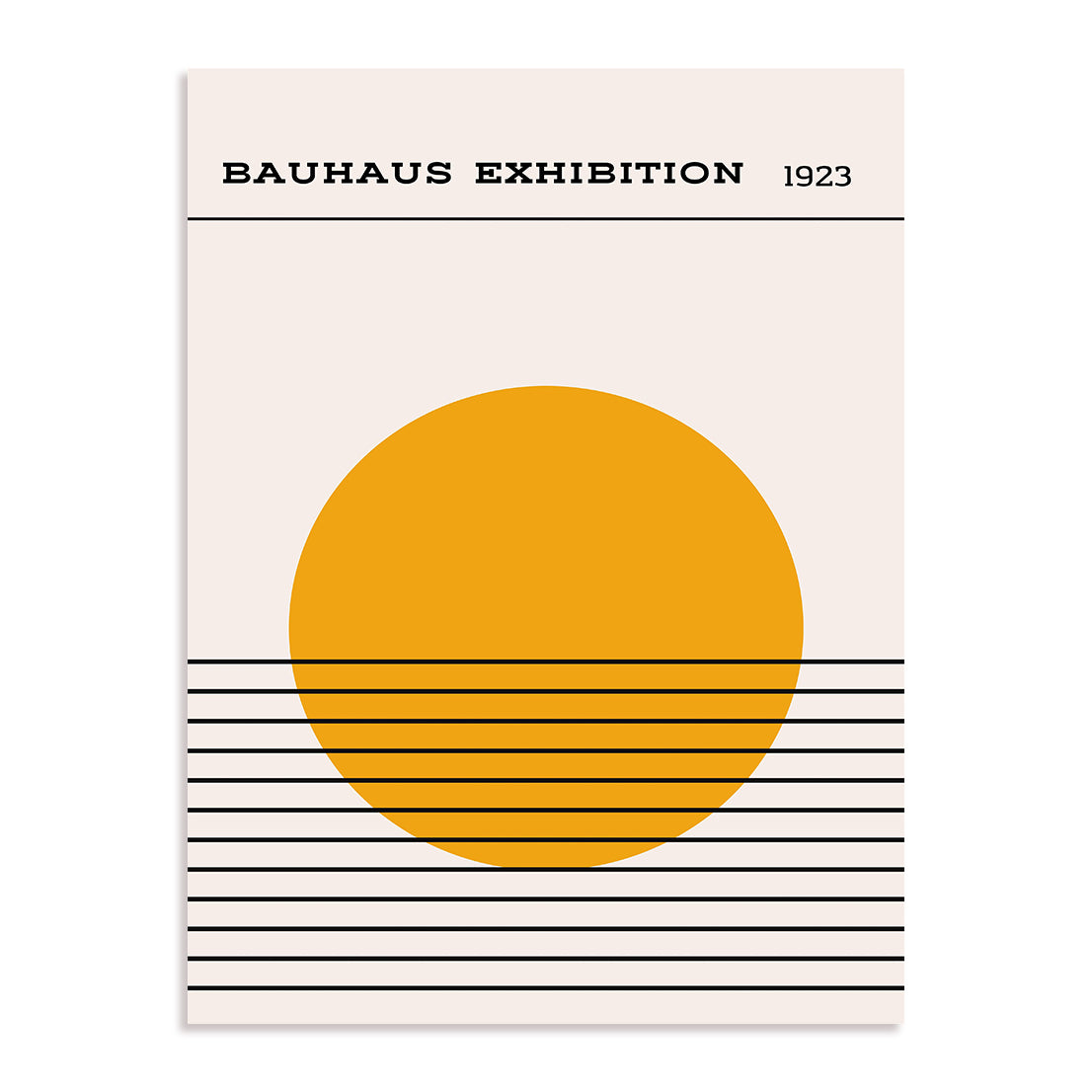 Bauhaus Solar Interval Wall Art