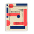Bauhaus Split Form Composition Wall Art #oran_white-no-border