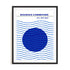 Bauhaus Structured Drift Wall Art #oran_black-white-border