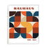 Bauhaus Structured Pattern Continuum Wall Art #oran_white-no-border