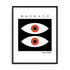 Bauhaus Symbolic Symmetry Study Wall Art #oran_black-no-border