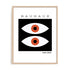 Bauhaus Symbolic Symmetry Study Wall Art #oran_natural-no-border