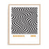 Bauhaus Tidal Waves Wall Art #oran_natural-white-border