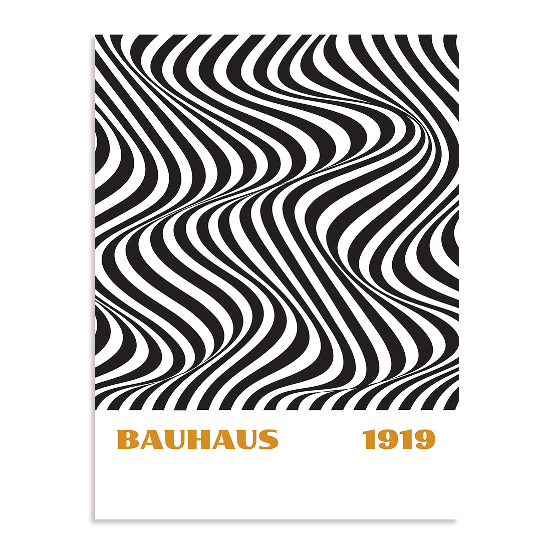 Bauhaus Tidal Waves Wall Art