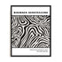 Bauhaus Topographic Rhythms Wall Art #oran_black-no-border