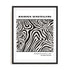 Bauhaus Topographic Rhythms Wall Art #oran_black-white-border