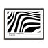 Bauhaus Topography Lines Wall Art #oran_black-white-border