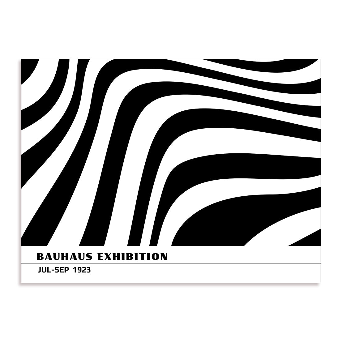 Bauhaus Topography Lines Wall Art