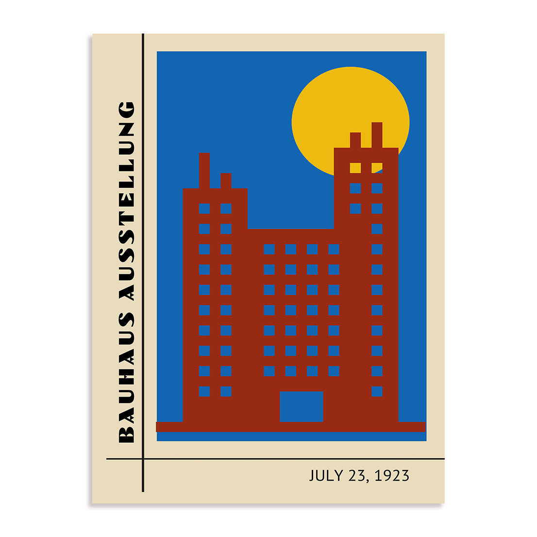 Bauhaus Towering Over Wall Art