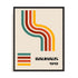 Bauhaus Train Lines Wall Art #oran_black-no-border