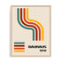 Bauhaus Train Lines Wall Art #oran_natural-no-border