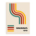Bauhaus Train Lines Wall Art