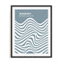 Bauhaus Undulating Line Continuum Wall Art #oran_black-white-border
