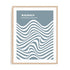 Bauhaus Undulating Line Continuum Wall Art #oran_natural-white-border