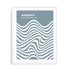 Bauhaus Undulating Line Continuum Wall Art #oran_white-white-border