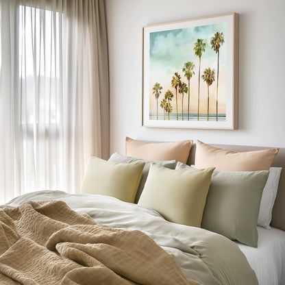 Beach palm I Wall Art