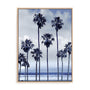 Beach palms Indigo II Wall Art